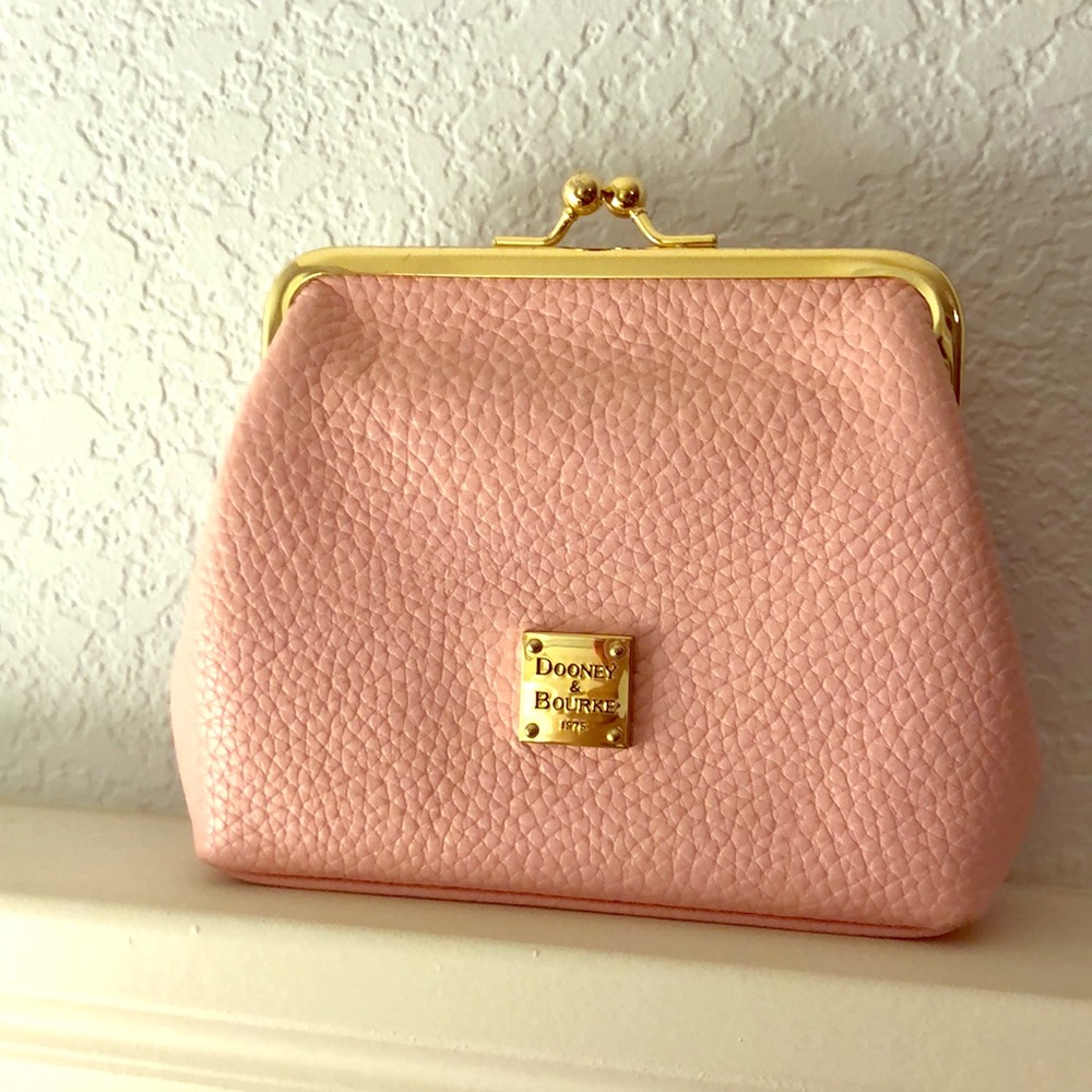 Dooney & Bourke Pink Kisslock Wallet